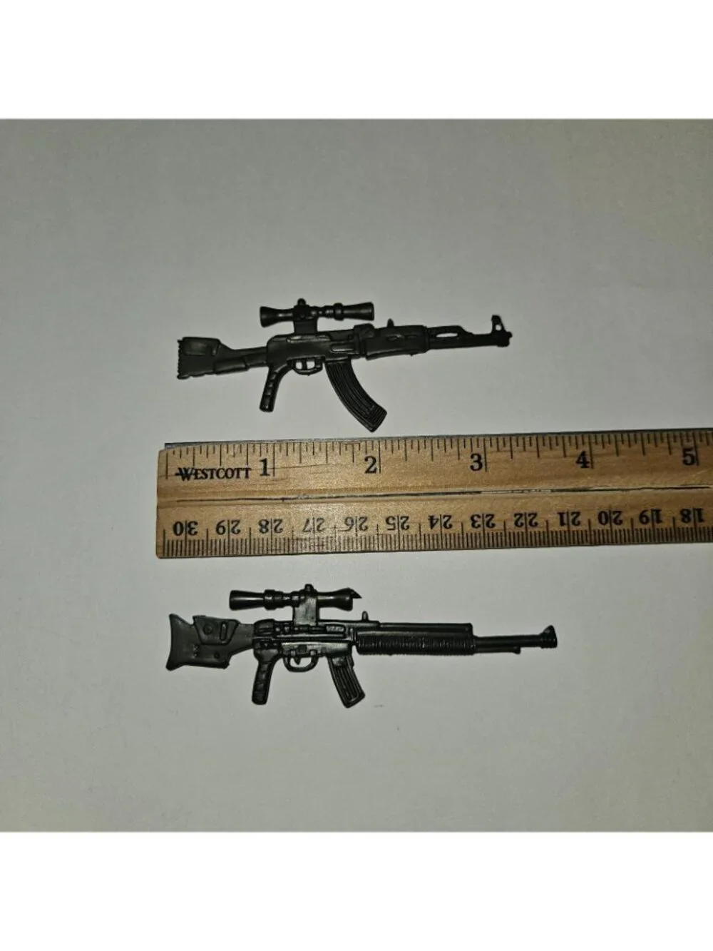 2 GI Joe Rifle Gun Toy Weapon Lot REPLACEMENT PIECES (for 12